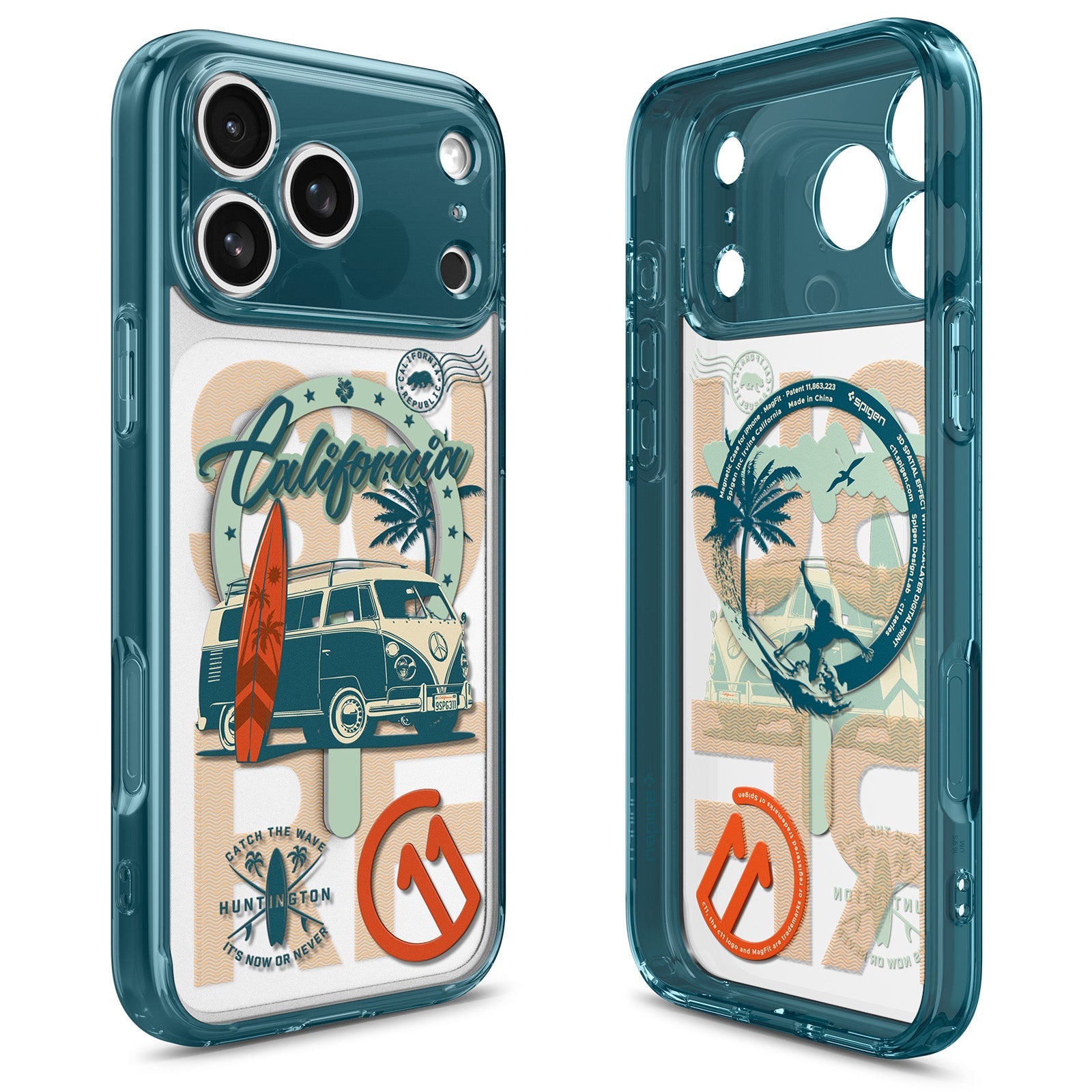 Spigen iPhone 17 Pro Max c11 Series MagFit case in Huntington - white-background main image