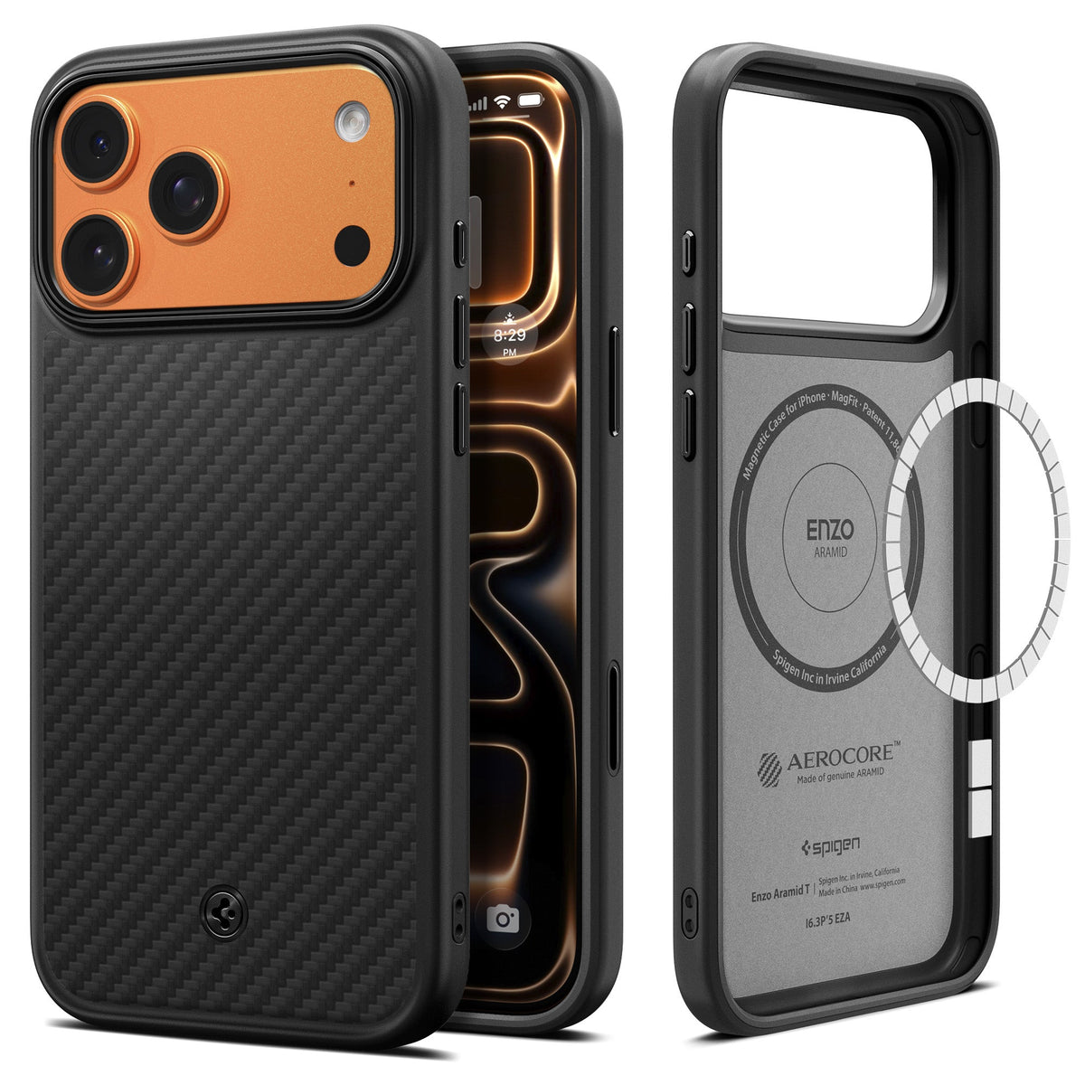 Spigen iPhone 17 Pro Max Case Enzo Aramid T