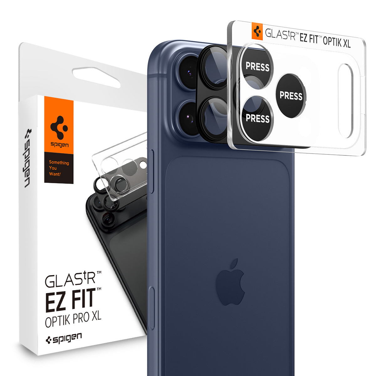 Spigen iPhone 17 Pro Lens Protector GLAS.tR EZ Fit Optik Pro XL [1 Pack] view 19