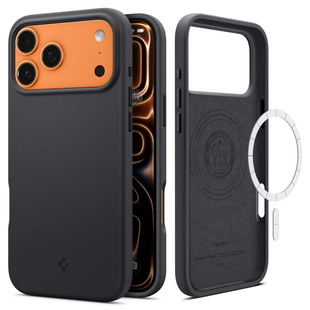 Spigen iPhone 17 Pro Max / 17 Pro Case Silicone Fit (MagFit)
