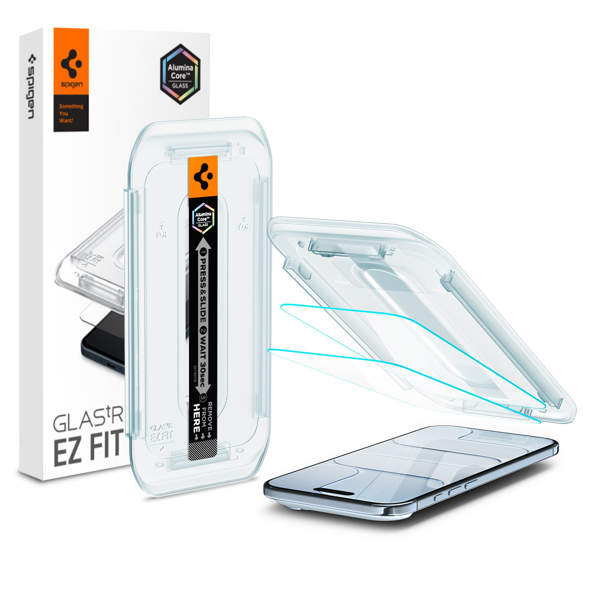 Spigen iPhone Air Screen Protector GLAS.tR EZ Fit (2 Pack)