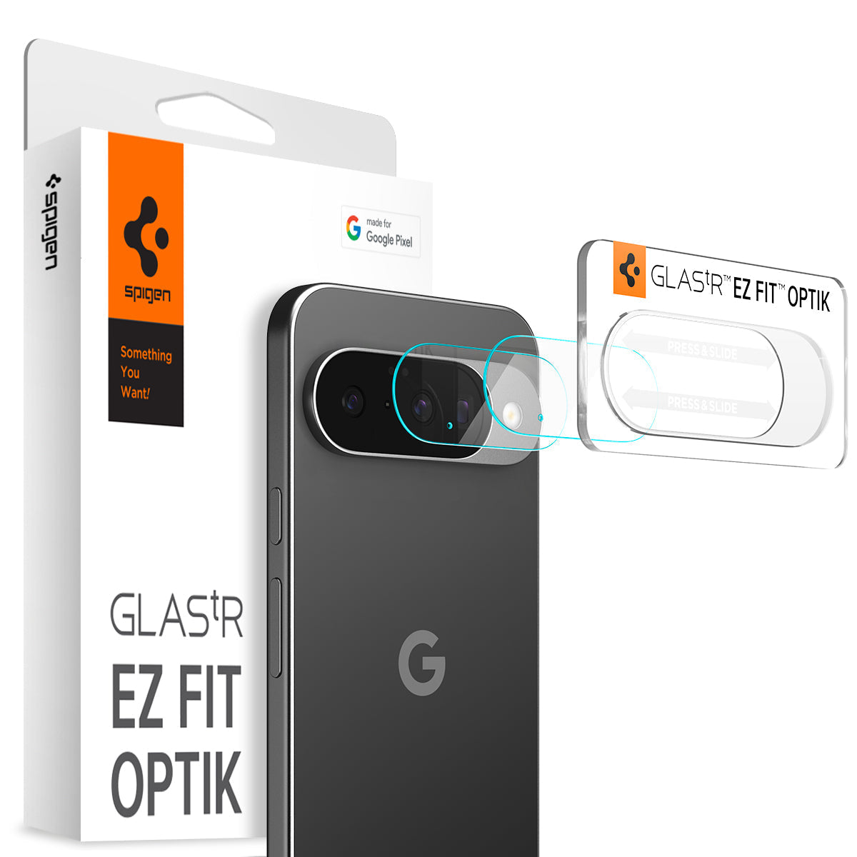 Spigen Pixel 10 Lens Protector Optik EZ Fit (2 Pack)