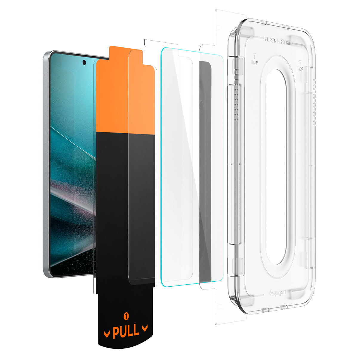 Spigen Samsung Galaxy S25 Edge Screen Protector GLAS.tR EZ Fit Pro [2 Pack] view 9