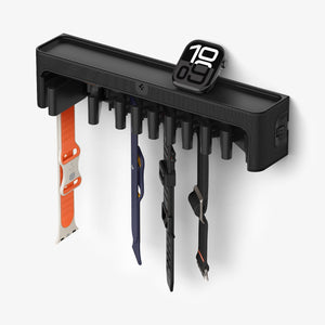 Spigen S341 Black Apple Watch band organizer wall rack
