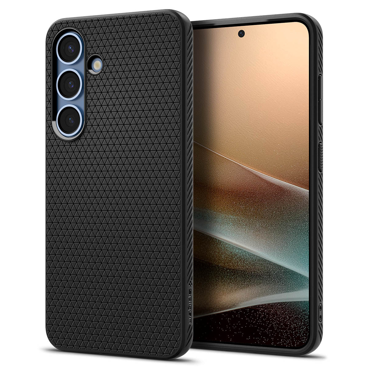 Spigen Galaxy S25 Plus Case – Liquid Air – Matte Black – product image 1