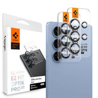 Spigen Galaxy S25 Ultra Lens Protector – Optik Pro EZ Fit HD (2 Pack) - Galaxy S25 Ultra / Black / Offline Version