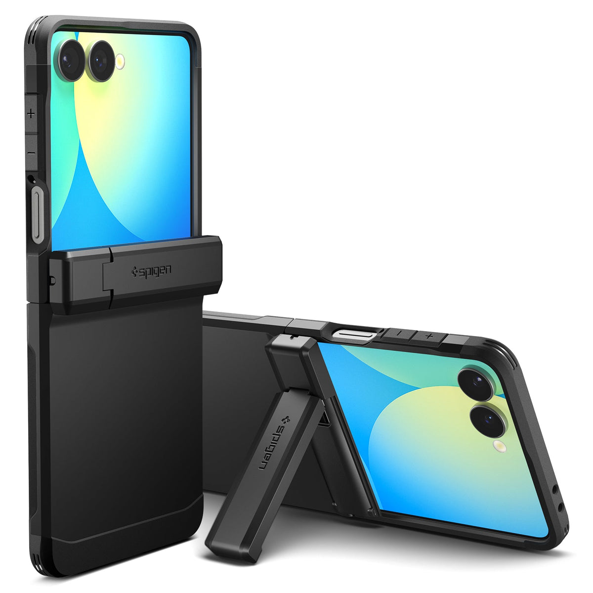 Spigen Galaxy Z Flip 7 Case – Tough Armor Pro (MagFit) – Black – product image 1