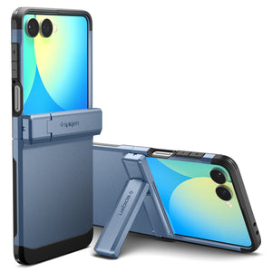 Spigen Galaxy Z Flip 7 Case – Tough Armor Pro (MagFit) – Sierra Blue – product image 1
