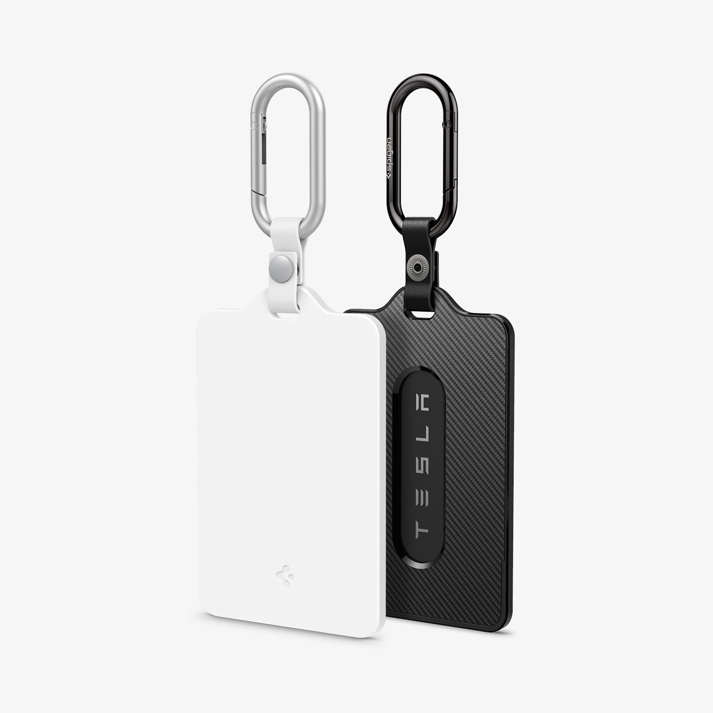 Spigen Tesla key card holder 2-pack in black and white