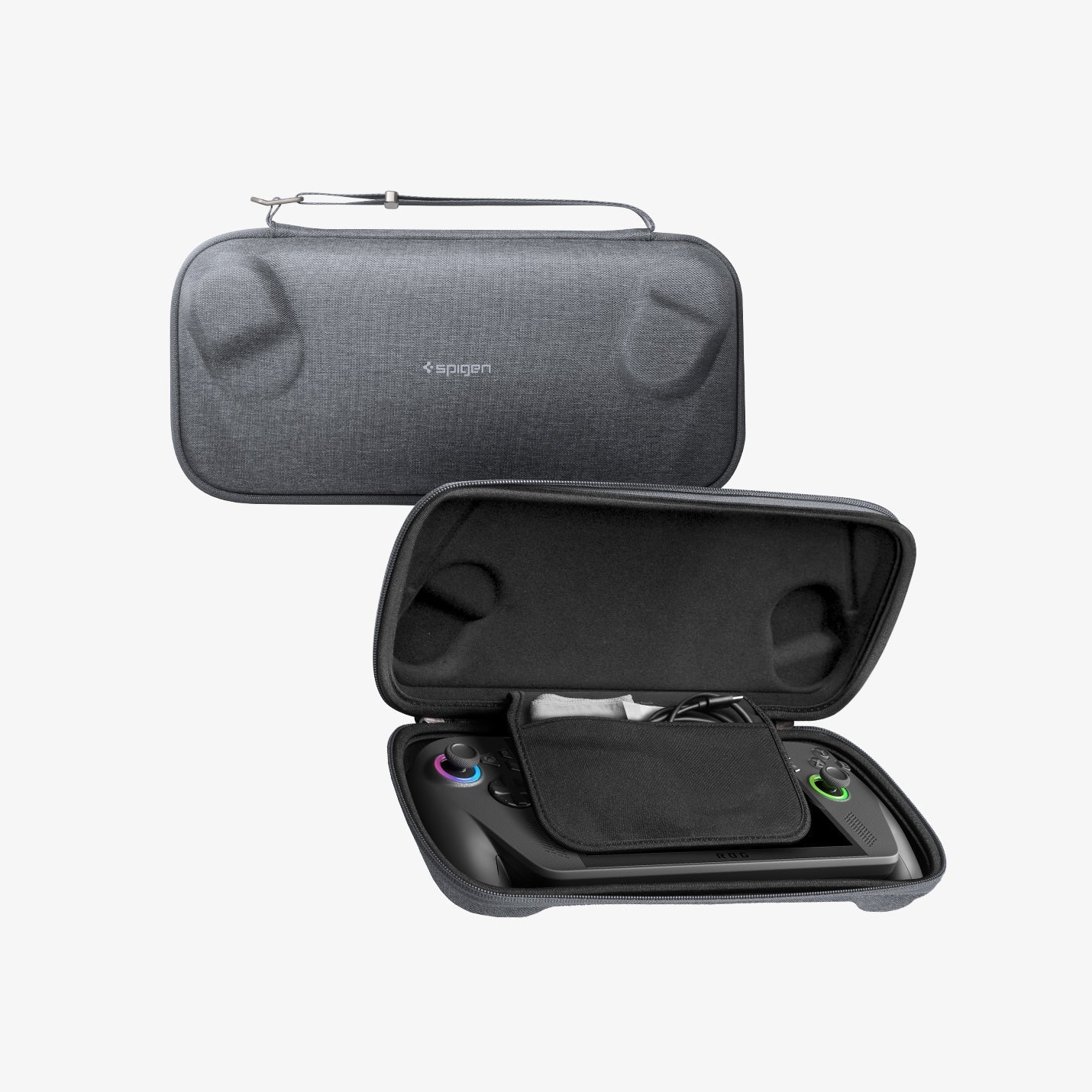 Spigen Klasden Pouch for 7-inch handheld gaming devices in Charcoal Gray