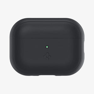 ACS05479 - Apple AirPods Pro 2 Case Silicone Fit + strap in black showing the front and side with strap