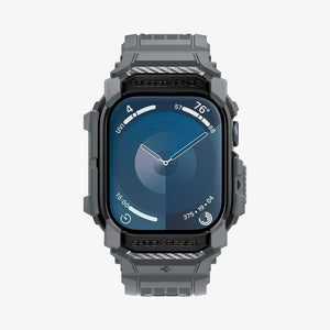 ACS08605 - Apple Watch Series 11 / 10 (46mm) Case Rugged Armor Pro in Dark Gray showing the front and partial sides
