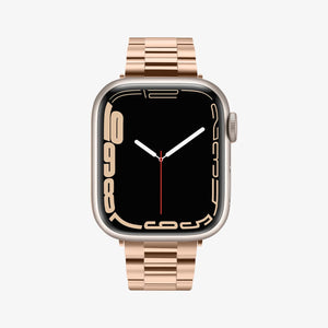 062MP25403 - Apple Watch Series (Apple Watch (49mm)/Apple Watch (45mm)/Apple Watch (42mm)) Watch Band Modern Fit in black showing the front