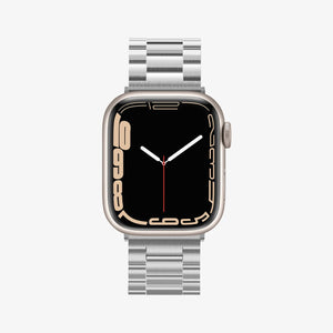 062MP25403 - Apple Watch Series (Apple Watch (49mm)/Apple Watch (45mm)/Apple Watch (42mm)) Watch Band Modern Fit in black showing the front