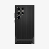 ACS07304 - Galaxy S24 Ultra Case Neo Hybrid in Black showing the back
