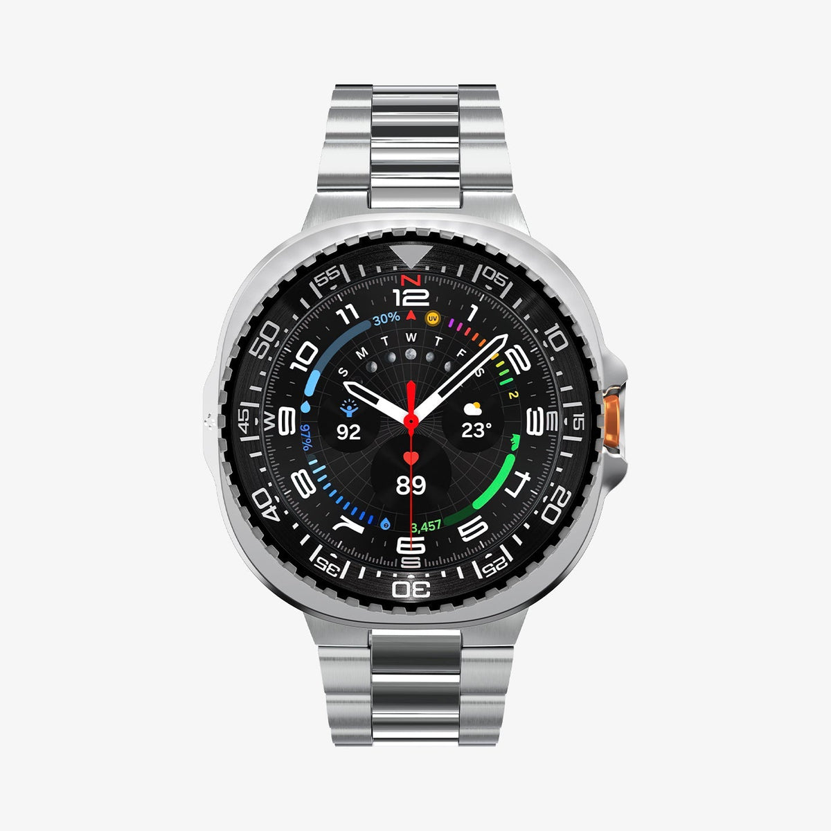 Spigen Galaxy Watch 8 Classic (46mm) Watch Case – Bezel Tune Pro in Black