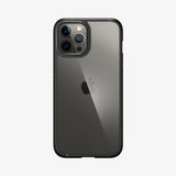 ACS01618 - iPhone 12 Pro Max Case Ultra Hybrid in crystal clear showing the back