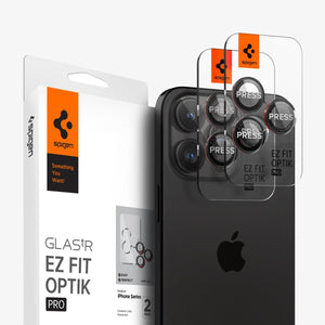 Spigen iPhone 15 Pro Max / 15 Pro Lens Protector – Optik Pro EZ Fit – L-Series product image 1