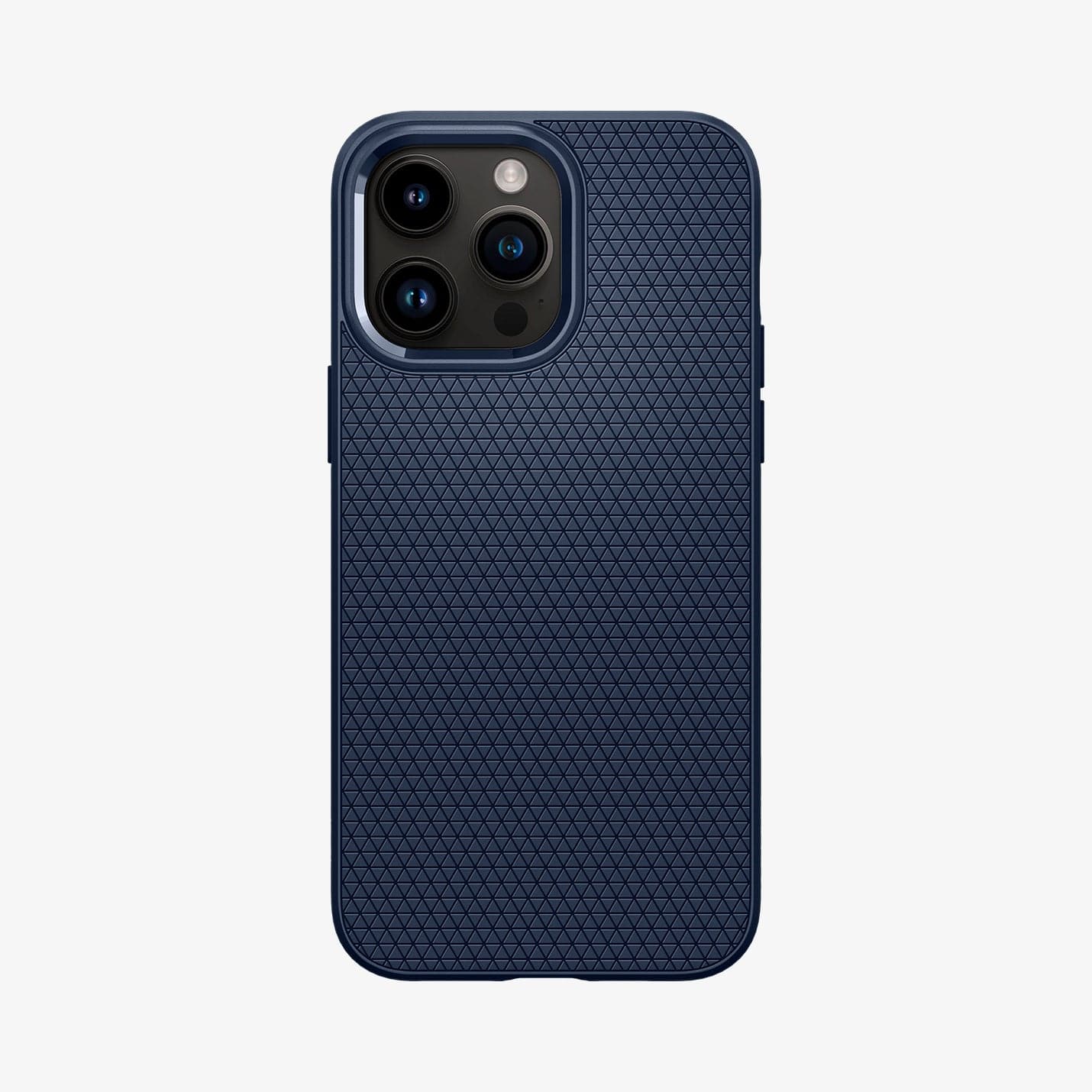 Spigen iPhone 14 Pro Case – Liquid Air - Navy Blue - back view