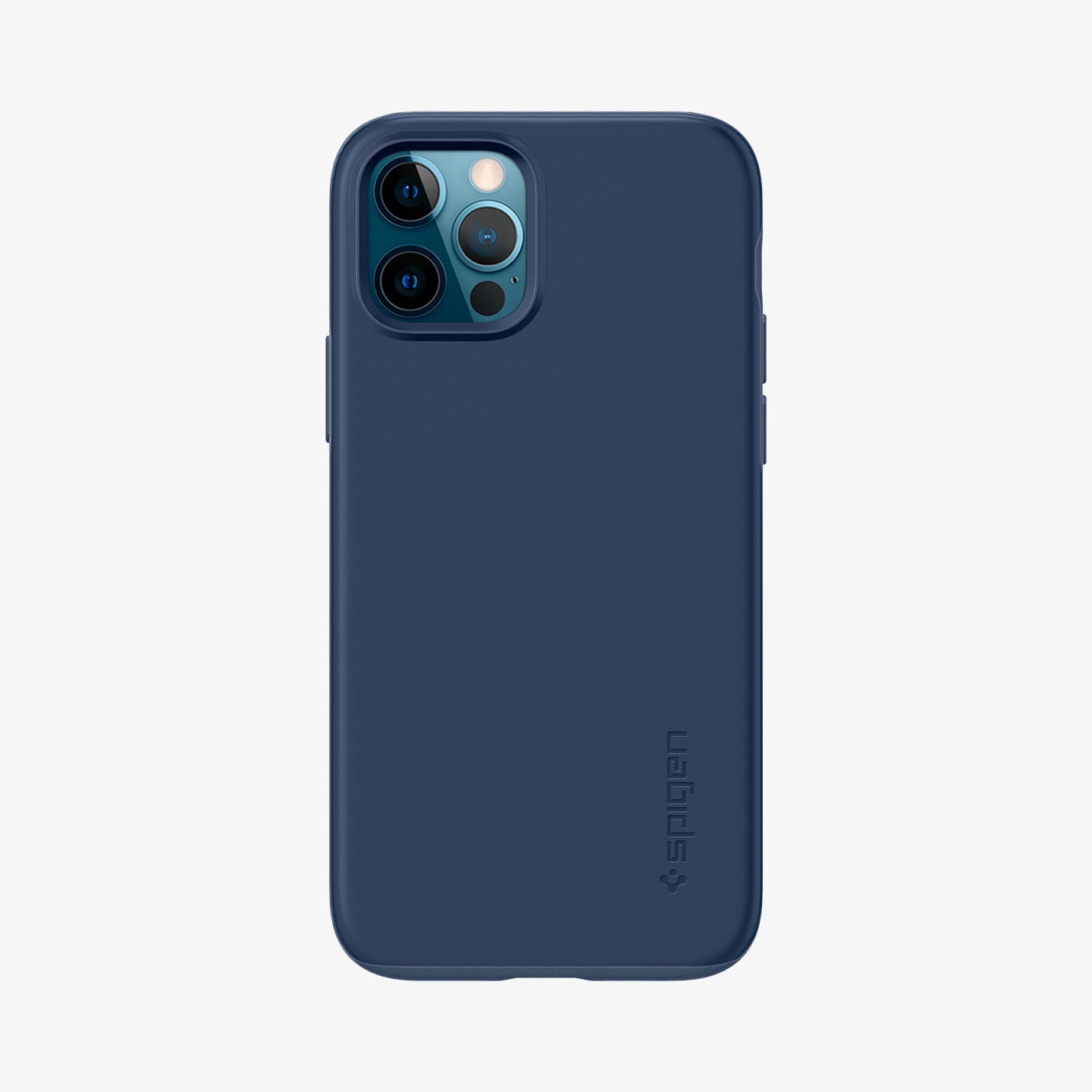 Spigen iPhone 12 Pro / iPhone 12 Case – Thin Fit - Navy Blue