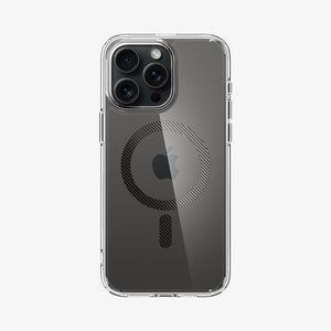 Spigen Ultra Hybrid (MagFit) case for iPhone 15 Pro Max in Carbon Fiber – product image