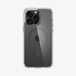 Spigen Ultra Hybrid (MagFit) case for iPhone 15 Pro Max in Graphite – product image