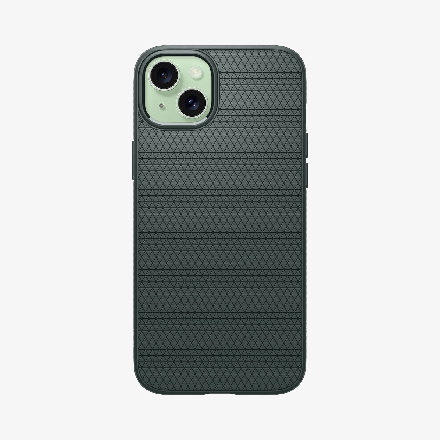Spigen Liquid Air case for iPhone 15 Plus in Abyss Green – product image