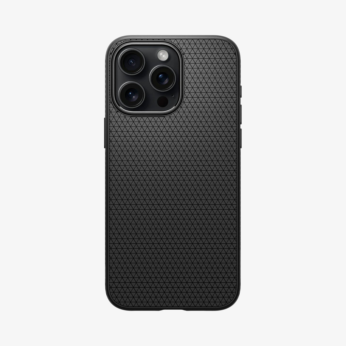 Spigen Liquid Air case for iPhone 15 Pro Max in Matte Black – product image