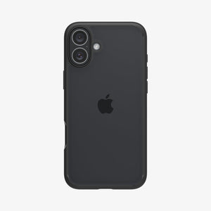 Spigen iPhone 16 Plus Case – Ultra Hybrid – Matte Black – rear view main image