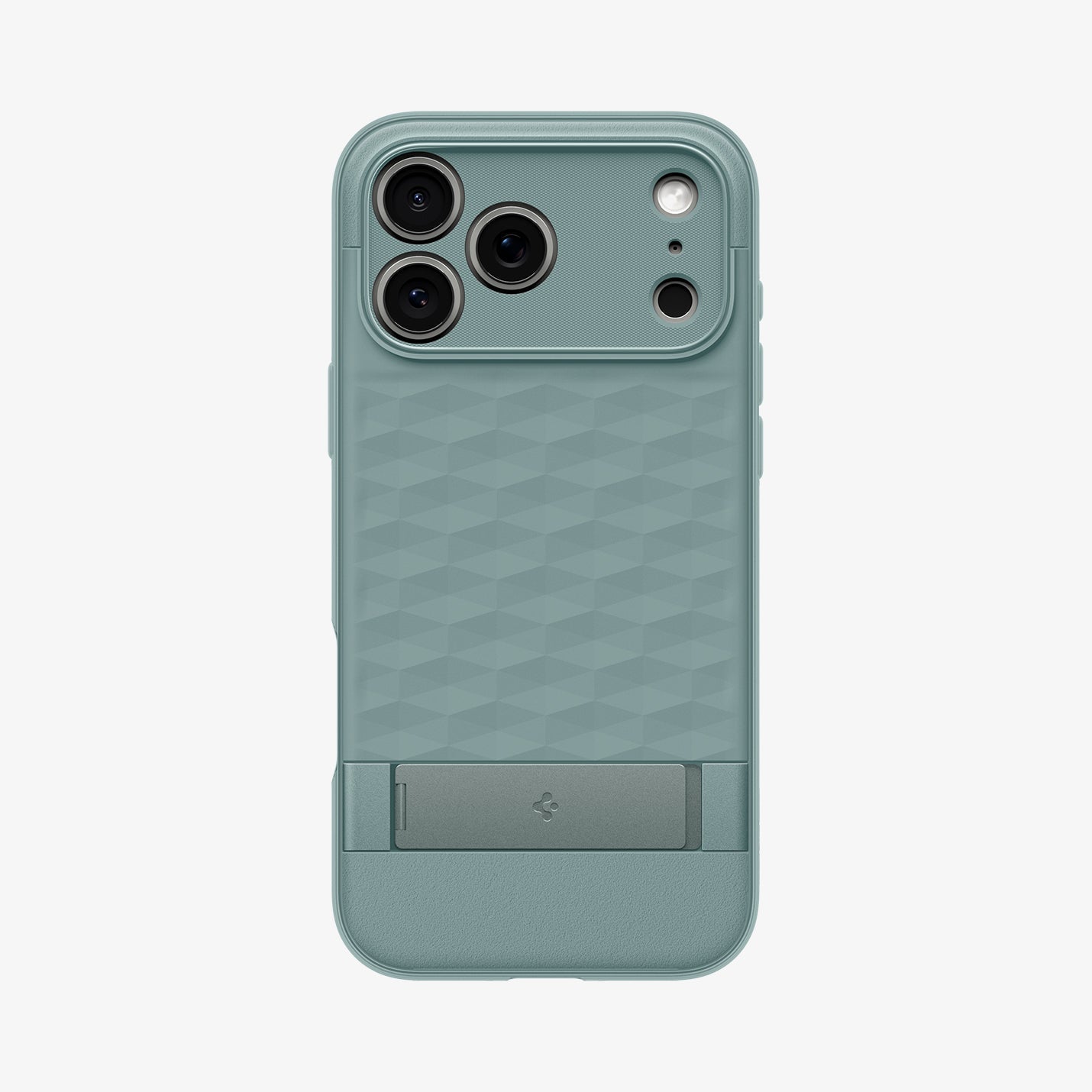 Spigen iPhone 17 Pro Parallax S MagFit case in Sage Green - back product view
