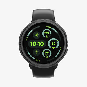 Spigen Google Pixel Watch 5 / 4 (45mm) Case + Stand – Liquid Air - Matte Black - official image 1