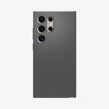ACS07287 - Galaxy S24 Ultra Case Liquid Air in Matte Black showing the back
