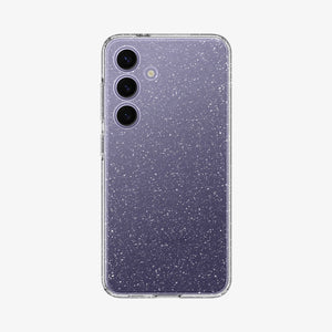 Spigen Liquid Crystal Glitter case for Galaxy S24 in Crystal Quartz – rear view main image