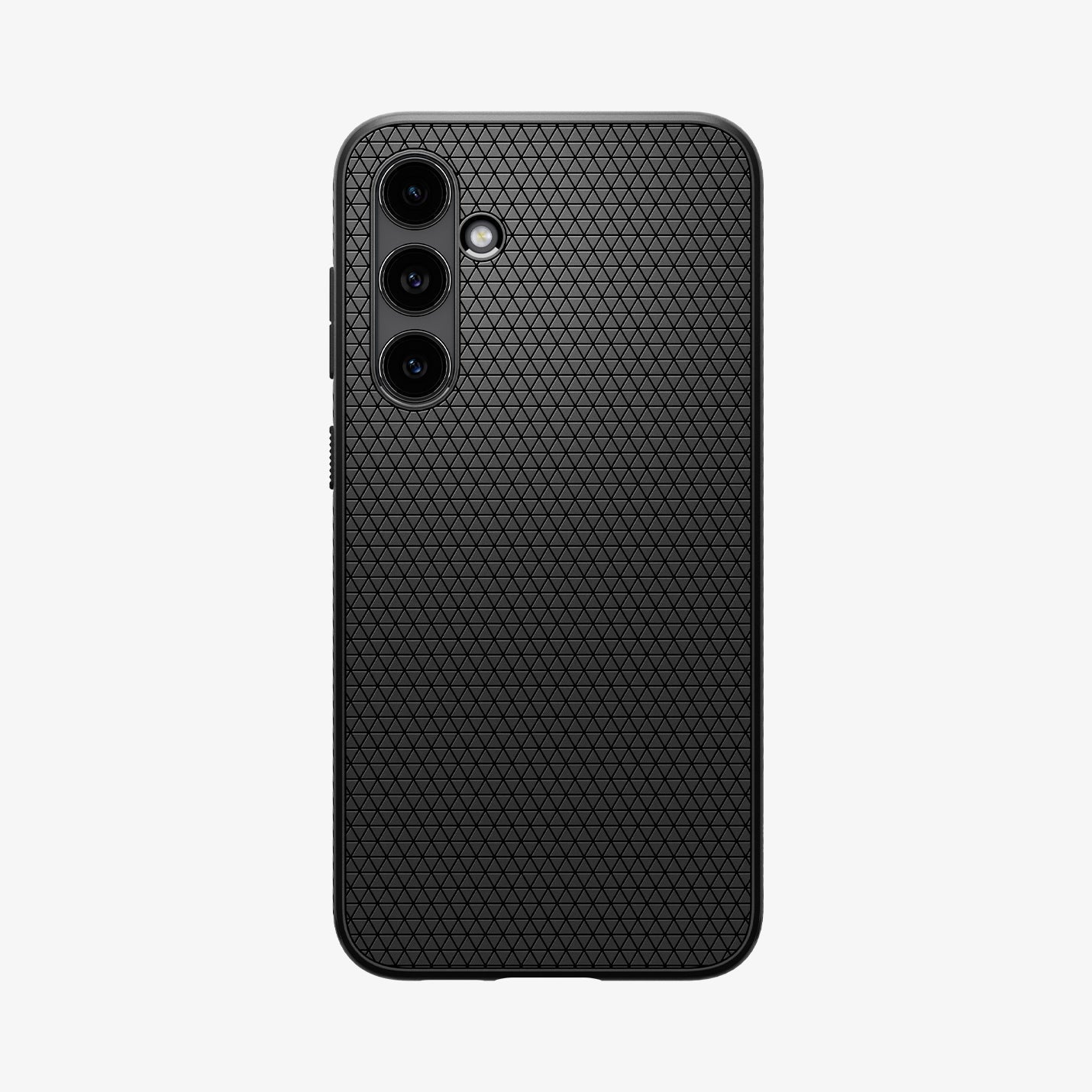 ACS05614 - Galaxy S23 Ultra Case Liquid Air in matte black showing the back