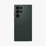 ACS05614 - Galaxy S23 Ultra Case Liquid Air in matte black showing the back