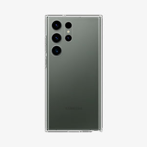 Spigen Ultra Hybrid case for Galaxy S23 Ultra in Crystal Clear – rear view main image