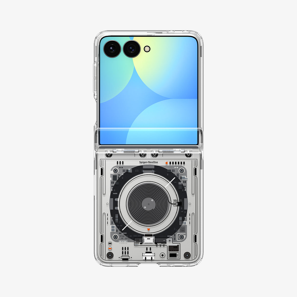 Spigen Galaxy Z Flip 8 Case Ultra Hybrid Pro Neo One MagFit - Neo One - image 1