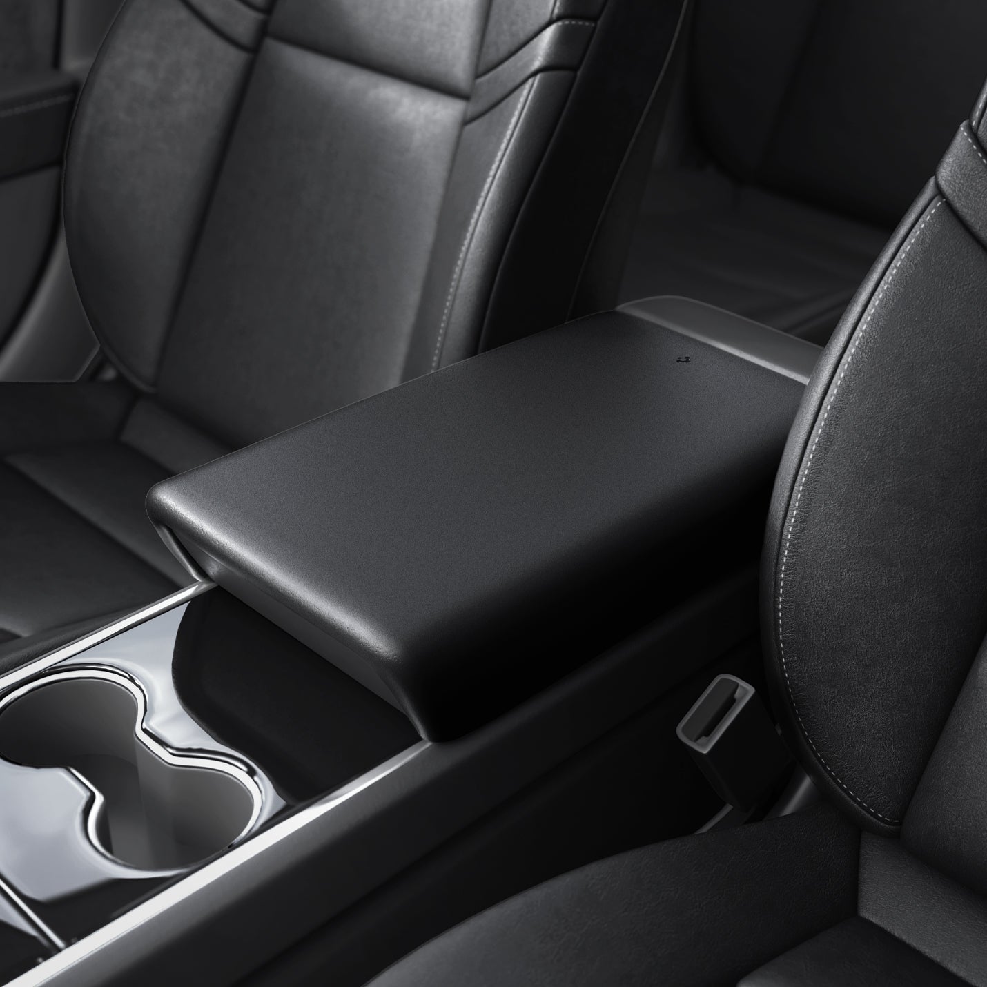Spigen Tesla Model 3 2017–2023 / Model Y 2020–2024 Armrest Cover – Black variant image