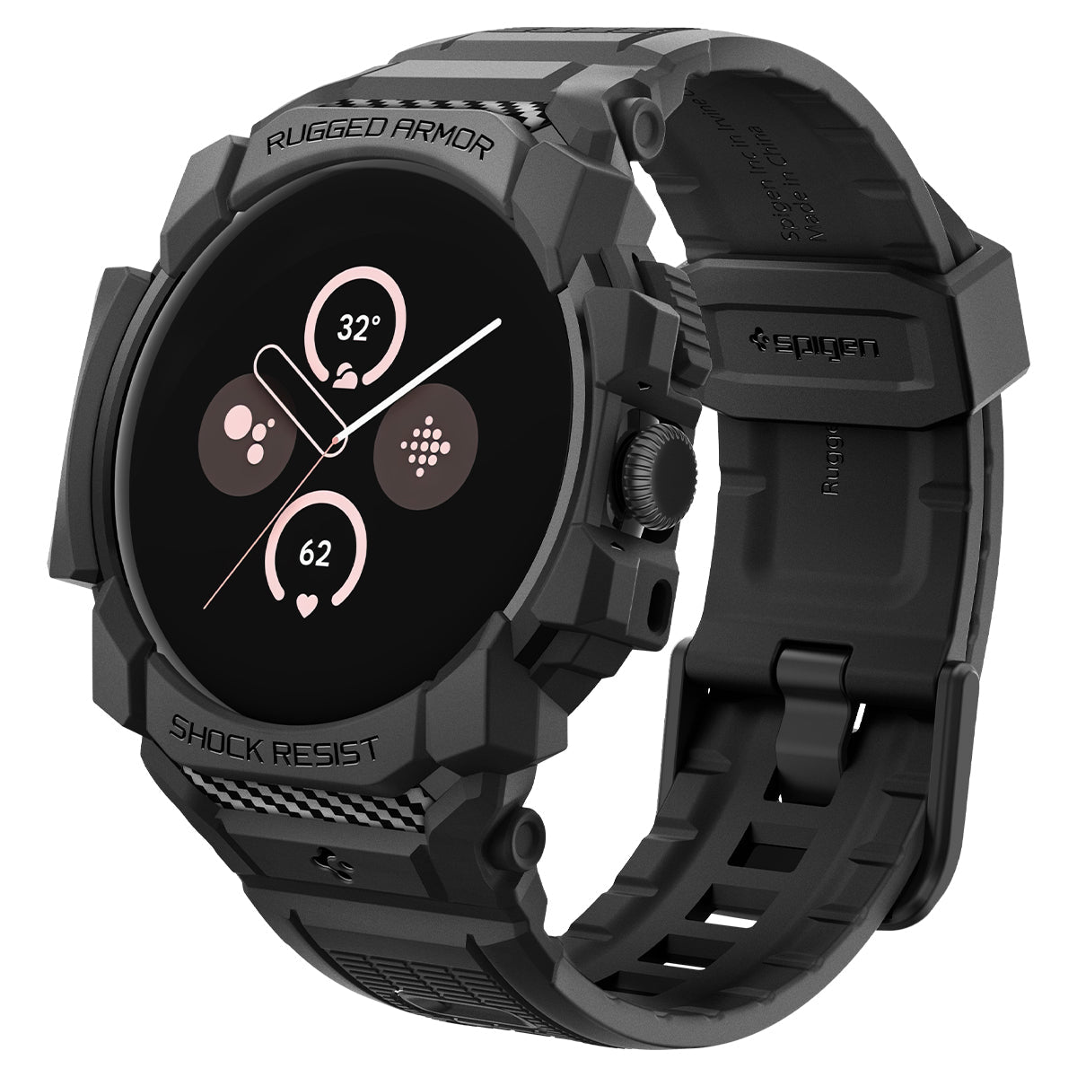 Spigen Pixel Watch 3 (45mm) Case + Case Rugged Armor Pro